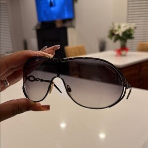 Roberto Cavalli Black Gradient Sunglasses